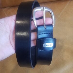 Vintage KANGOL leather Belt 30